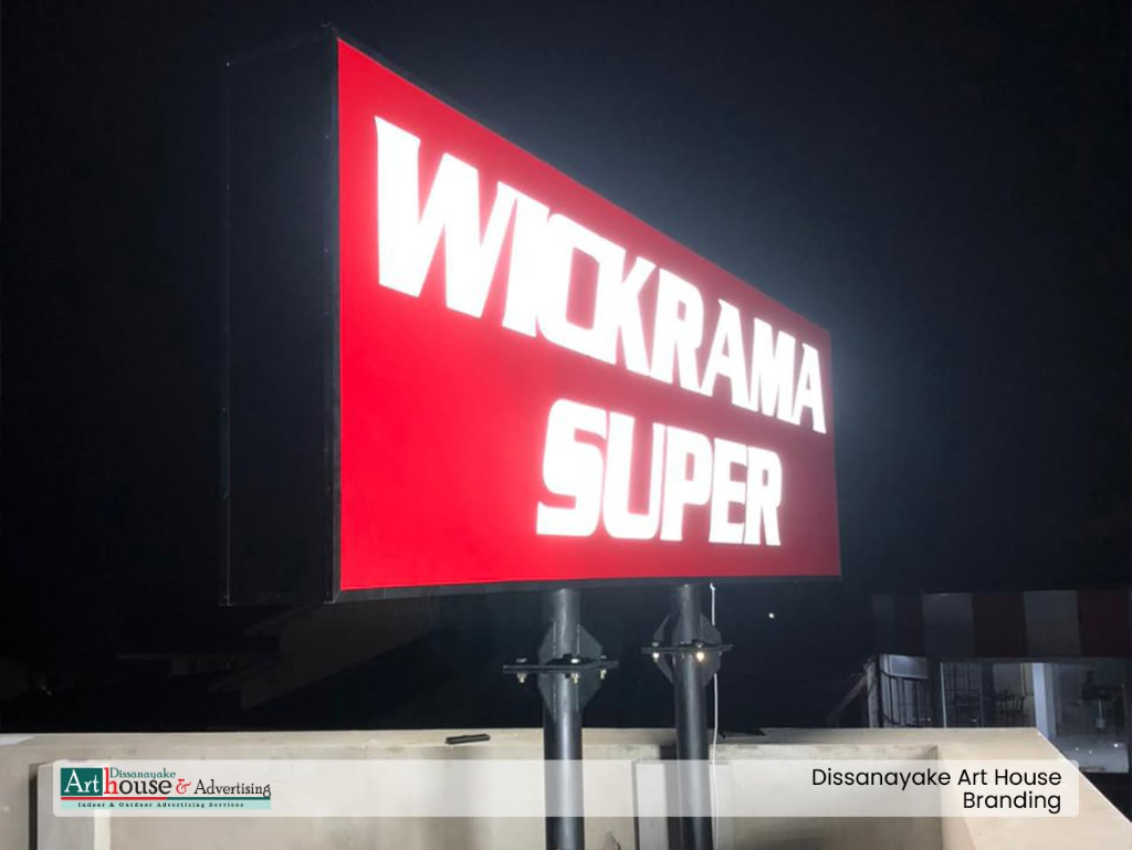 Wickrama Super high-visibility LED lightboard branding case study